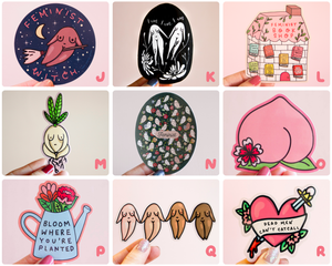 Feminist Vinyl Sticker Set