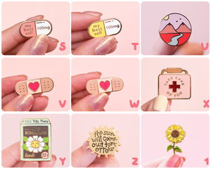 Feminist Enamel Pin Set