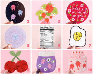 Feminist Vinyl Sticker Set