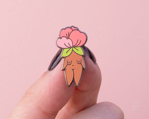 Flower Girls Enamel Pin