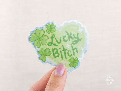 Lucky Bitch Vinyl Sticker