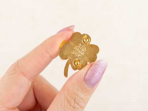 Clover Girl Enamel Pin