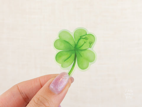 Good Luck Clover Sticker Sheet