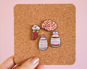 Feminist Enamel Pin Set
