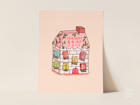 Feminist Book Shop Art Print