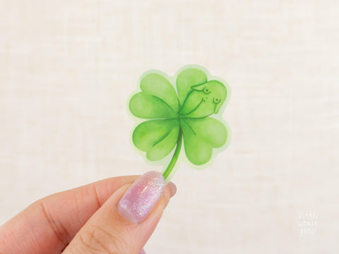 Good Luck Clover Sticker Sheet