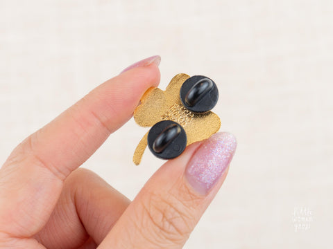 Clover Girl Enamel Pin