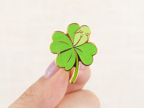 Clover Girl Enamel Pin