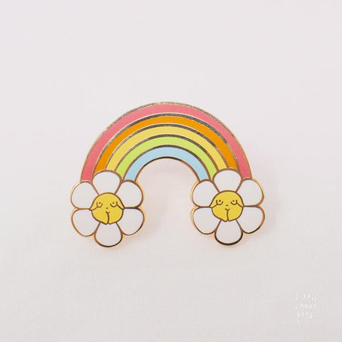 Rainbow Feminist Enamel Pin