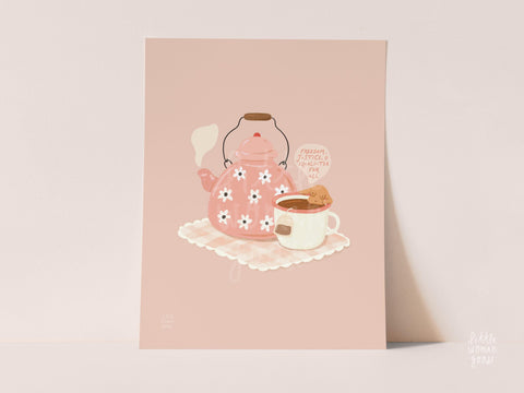 Feminist Equali-Tea Art Print