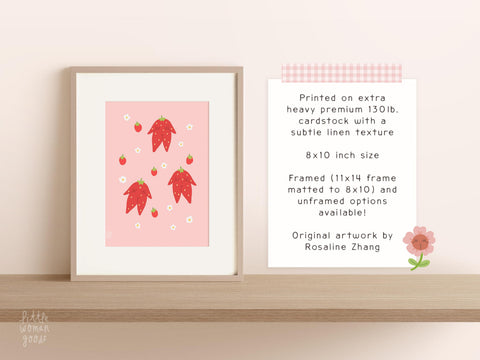Strawberries Art Print