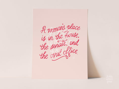 A Woman's Place Art Print