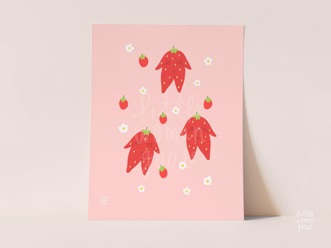 Strawberries Art Print