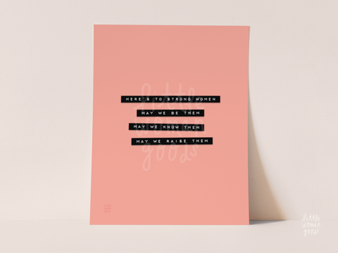 Strong Women Art Print