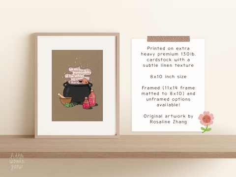 Feminist Witch Art Print