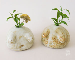 Ceramic Girl Planters Stoneware