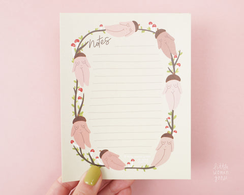 Feminist Notepad- Woodland