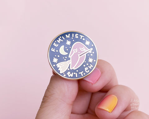 Feminist Witch Enamel Pin