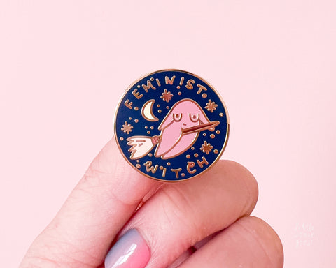 Feminist Witch Enamel Pin