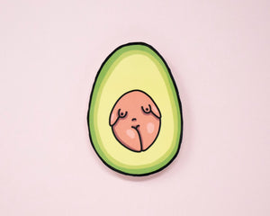 Feminist Fruit Sticker Avocado Girl- Illustrated Fruit Girl Avocado Planner Sticker Weatherproof Decal Bumper Sticker