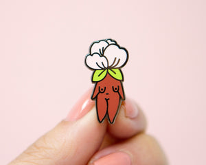 Feminist Enamel Pin Flower Girl-  Body Positive Bachelorette Gift Feminist Gift Feminist Art Girl Power Art