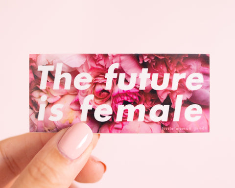 Feminist Vinyl Sticker The Future is Female