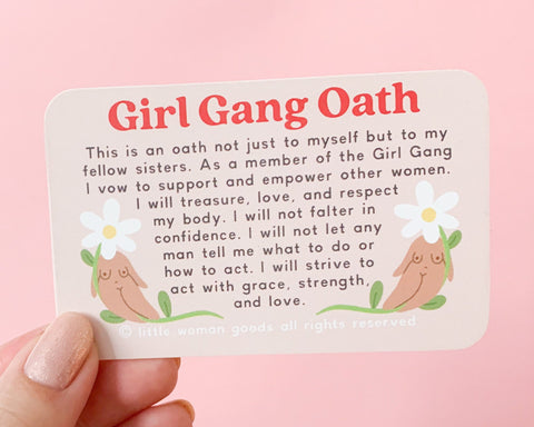 Girl Gang Membership Card