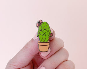 Cactus Girl Enamel Pin