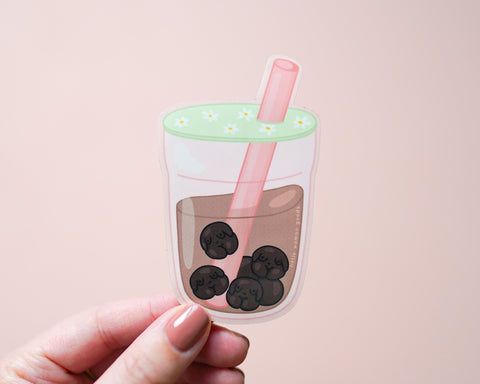 Booble Milk Tea Vinyl Sticker