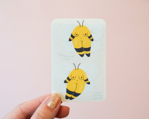 Bumblebee Girl Vinyl Sticker Sheet