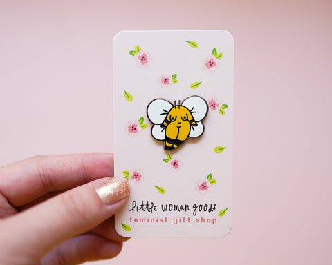 Bumblebee Girl Enamel Pin