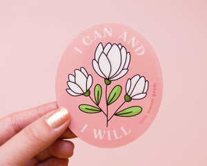 I Can & I Will Enamel Pin