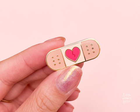 Self Care Enamel Pin