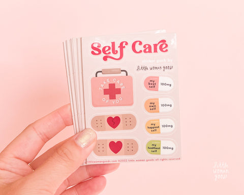 Self Care Enamel Pin