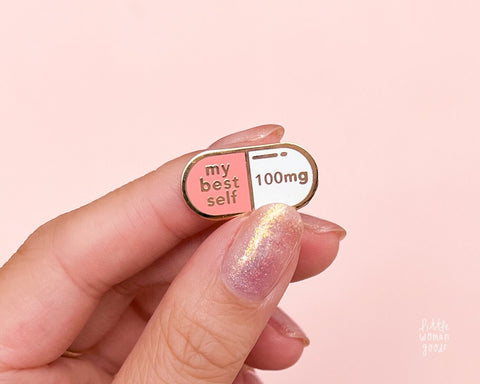 Self Care Enamel Pin