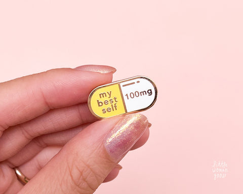 Self Care Enamel Pin