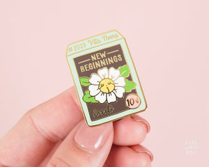 New Beginnings Enamel Pin