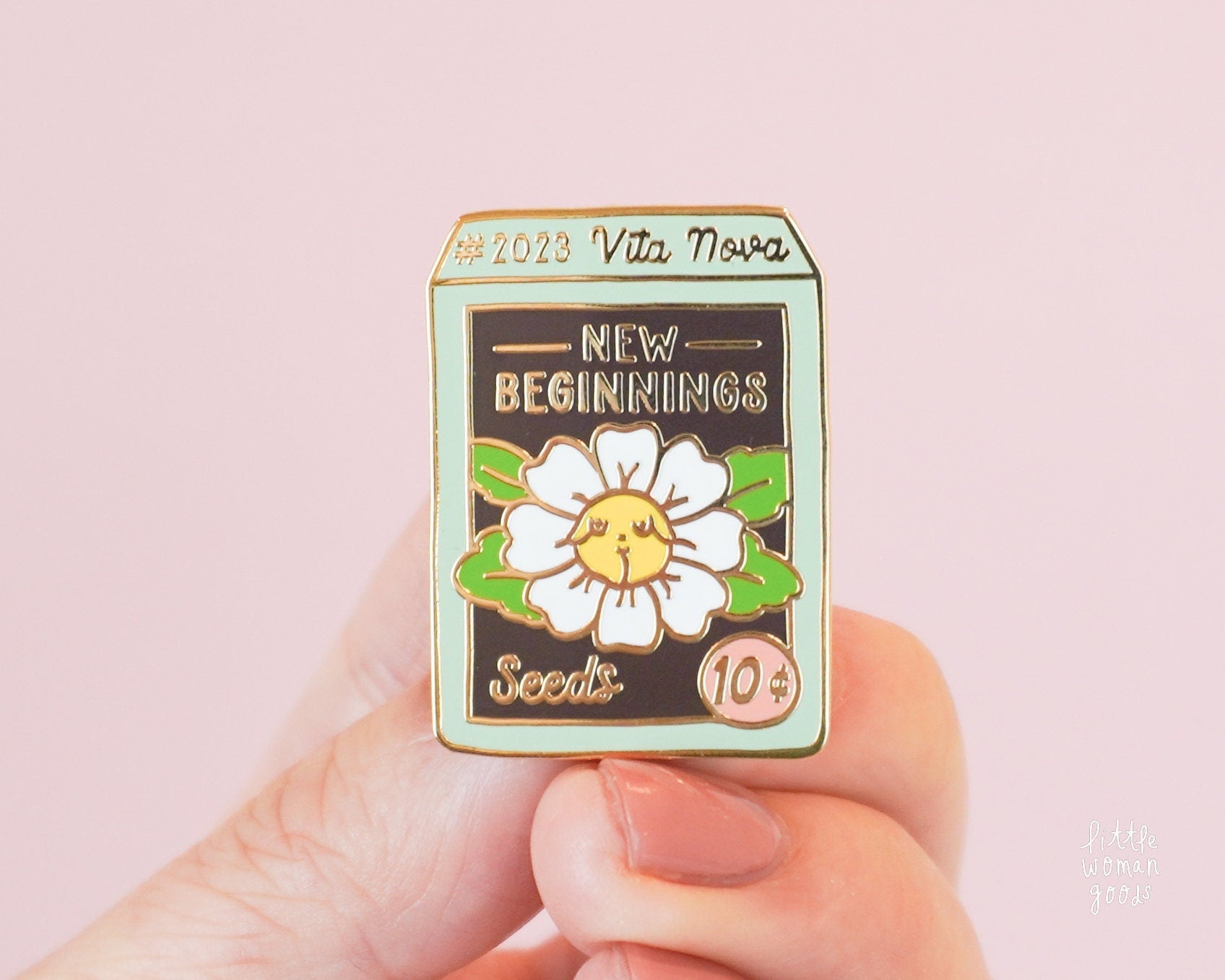 New Beginnings Enamel Pin