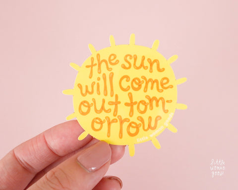 The Sun Will Come Out Tomorrow Enamel Pin