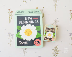 New Beginnings Enamel Pin